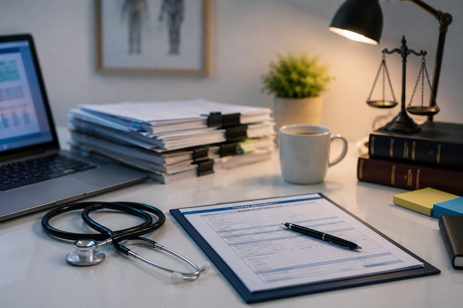 Medical chronology records review
