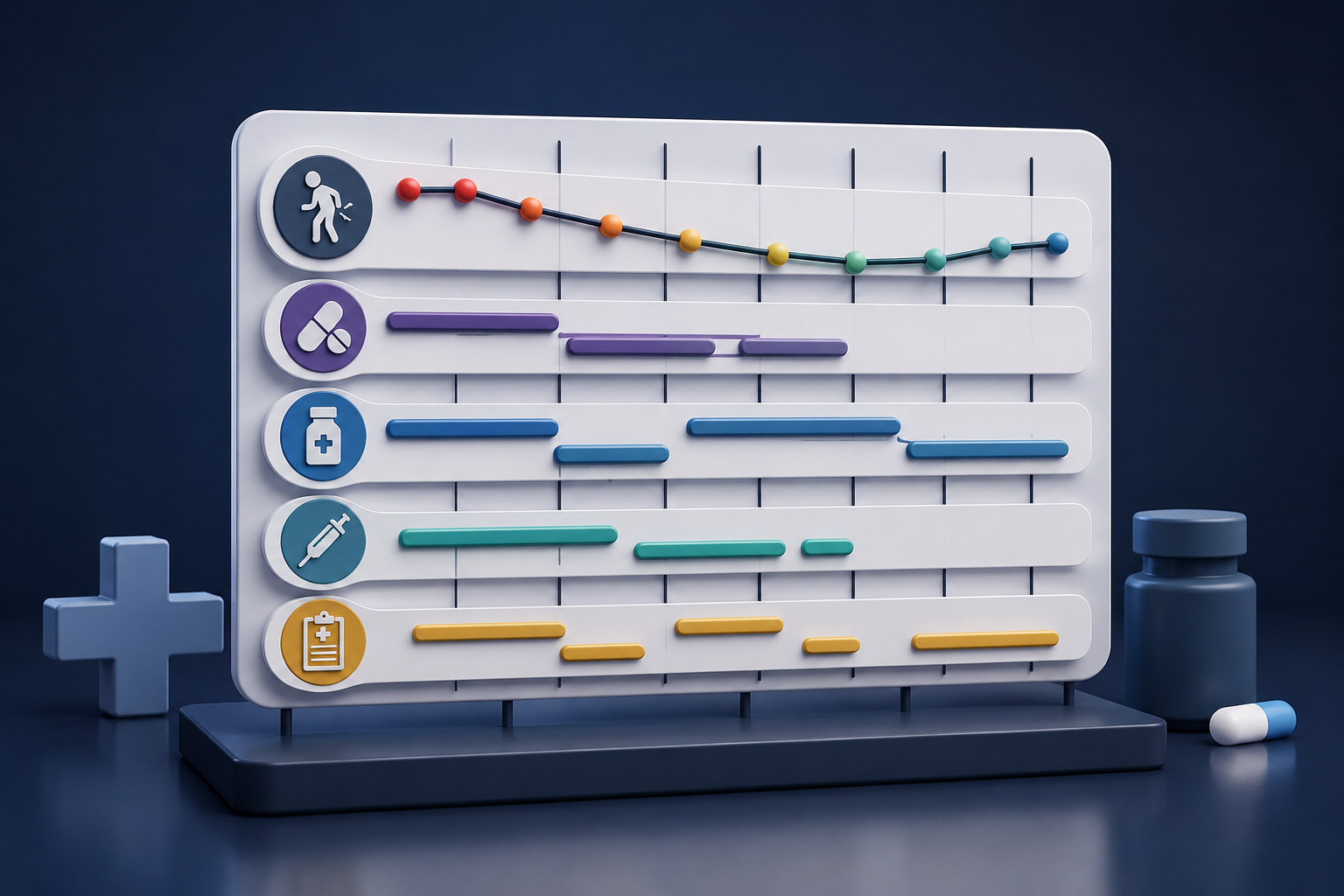 Pain and medication chart creation process
